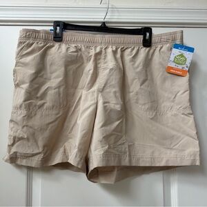 Columbia Women's Size XXL Sandy River 5” Inseam Khaki Shorts Hiking Water NWT